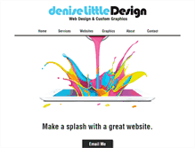 Tablet Screenshot of deniselittledesign.com